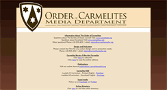 Desktop Screenshot of carmelitemedia.org