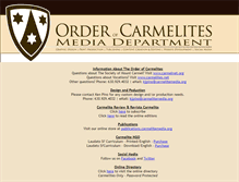 Tablet Screenshot of carmelitemedia.org